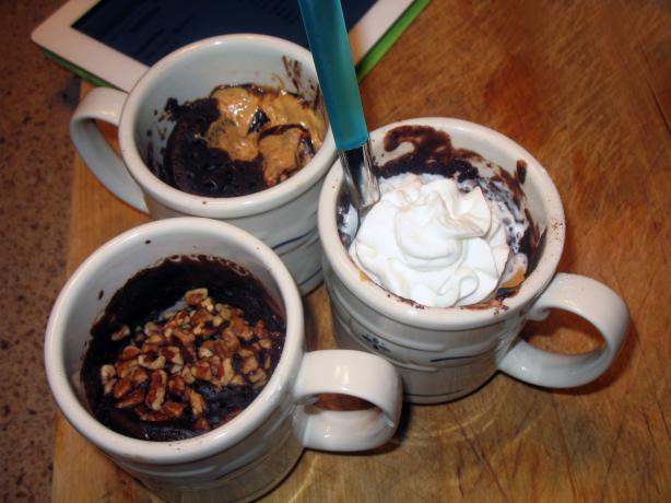 Brownie in a Mug (6 Variations). Photo by Acadia*