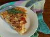 Tomato Tart With Rich Cheese Crust and Almond Bacon Crunch #RSC