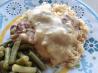 Pan Fried Roasted Chicken With Rice. Recipe by nochlo