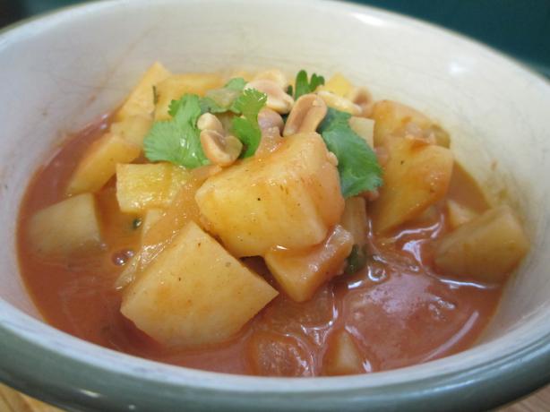 Sweet Potato-Peanut Soup. Photo by HisPixie