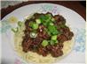 Szechuan Noodles With Spicy Beef Sauce