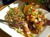 Foil Baked Salmon With Pear Salsa #RSC