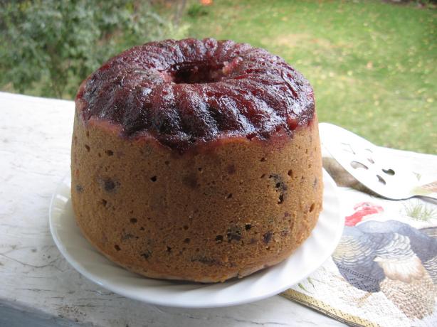 Cranberry-Cherry Steamed Pudding. Photo by Happyholiday