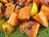Grilled Sweet Potato and Pepper Packets