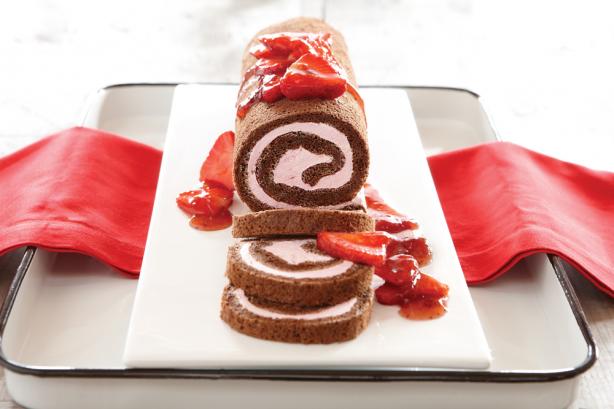 Chocolate Cake Roll. Photo by Smucker's&reg;