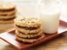 Chewy Peanut Butter and Chocolate Hazelnut Sandwich Cookies