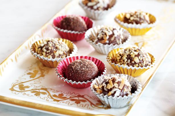 Chocolate Hazelnut Truffles. Photo by Jif&reg; Recipes