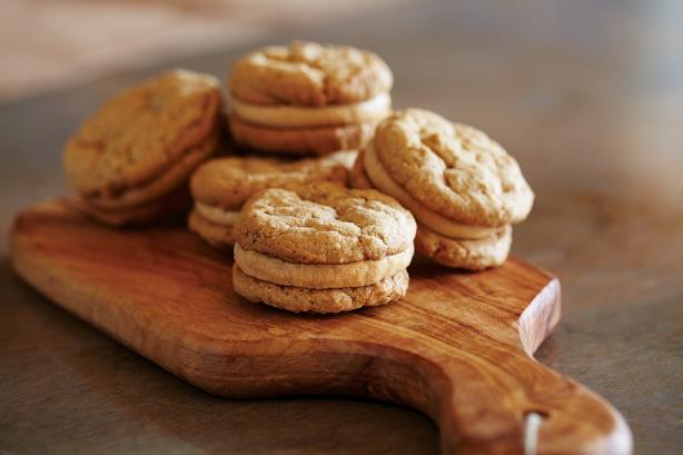 Peanut Butter Oatmeal Sandwich Cookies. Photo by Jif&reg; Recipes