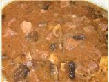 Beef Cubes in Mushroom Sauce