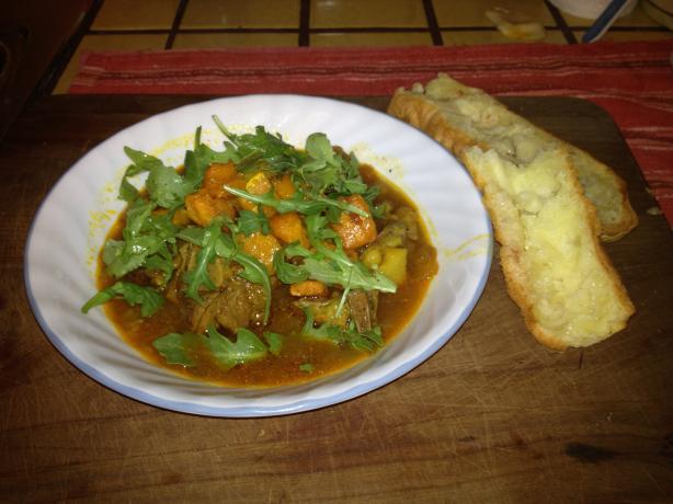 Crock Pot Gluten Free Moroccan Goat Stew. Photo by JanaBird