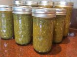 Salsa Verde Made With Green Tomatoes