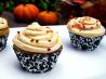 Pumpkin Cupcakes With Kahlua Cream Cheese Frosting. Recipe by Cooking Creation