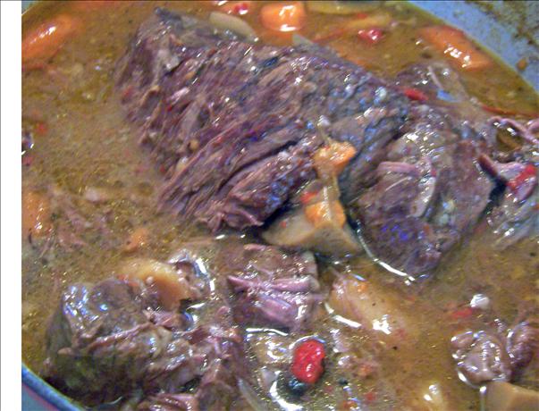 Pot Roast Cooked in Beer so Tender it Falls Apart. Photo by Rita~