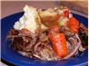 Pot Roast Cooked in Beer so Tender it Falls Apart