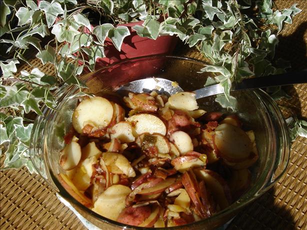 Mom's German Potato Salad. Photo by Bev