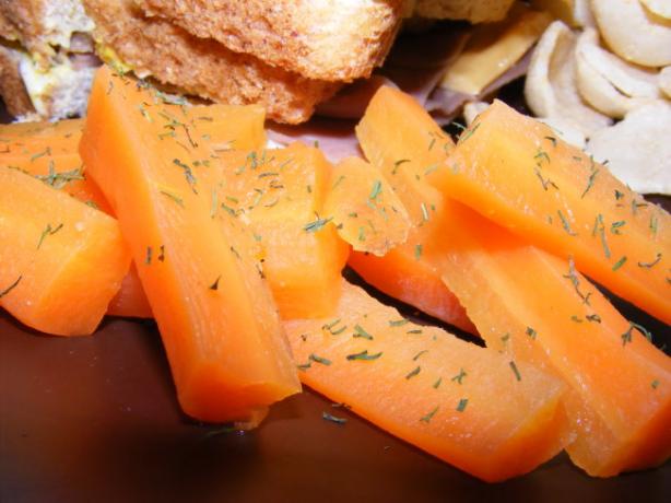 Dilled Carrot Sticks. Photo by Sarah_Jayne