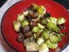 Sauteed Brussel Sprouts With Roasted Chestnuts