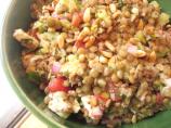 Lentil, Tomato, and Goat Cheese Salad