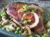 Jewish-Italian Chicken & Peas