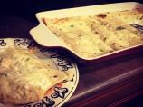 Roasted Shrimp Enchiladas With Jalapeno Cream Sauce