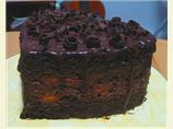Chocolate Layer Cake with Chocolate Glaze