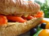 Honey Roasted Carrot and Hummus Sandwiches. Recipe by elisechristiane