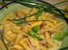 Pasta With Pork, Corn and Cheddar. Recipe by Boomette