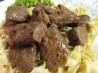 Steak Tips With Red Wine Sauce. Recipe by HisPixie