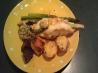 Chicken Breasts With Asparagus and Artichokes