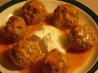 Buffalo Meatballs in a Sweet & Spicy Orange Sauce. Recipe by DJ Seph