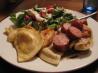 Kielbasa With Pierogies & Caramelized Onions
