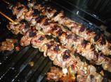 Korean  Grilled Meat on Skewers  (Bulgogi)