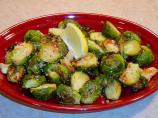 Garlic Parmesan Roasted Brussels Sprouts