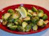 Garlic Parmesan Roasted Brussels Sprouts. Recipe by :(