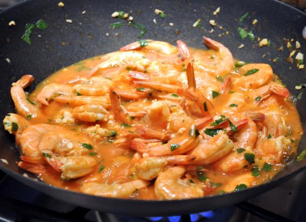 The Best Garlic Shrimp Ever. Photo by KateL