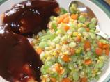 Slow Cooker Barbecue Turkey With Corn Salad