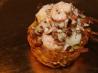 Spicy Ranch Shrimp, Smashed Potatoes Bed & Veggie Nest #RSC. Recipe by Peachymi
