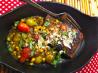 Cajun Blackened Salmon W/Cilantro-Ranch Chili Pesto Sauce #RSC. Recipe by Sandi Sheppard