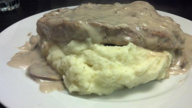 Smothered Pork Chops. Photo by saddlingup_nicole