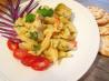 Chicken Pasta Salad in the Hidden Valley of Good Eats #RSC. Recipe by NancyManloveCooks