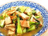 Baked Tofu and Bok Choy
