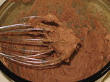 Dark Chocolate Cake with Double Fudge Icing