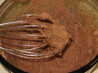 Dark Chocolate Cake with Double Fudge Icing. Recipe by Missy Wombat