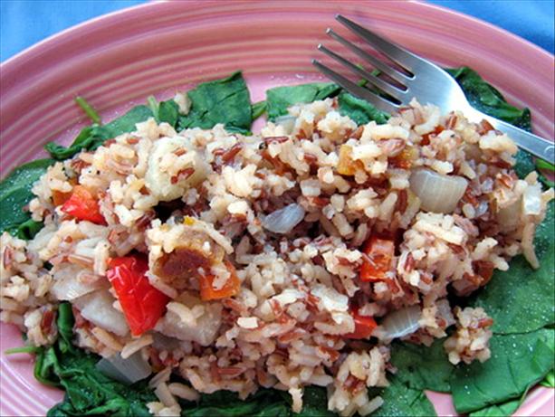 Middle Eastern Rice and Lentils. Photo by Annacia