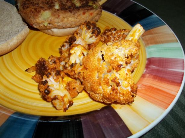 Buffalo Cauliflower With Blue Cheese Dip. Photo by rpgaymer