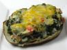 Stuffed Potatoes With Kale and Red Pepper. Recipe by dianegrapegrower