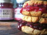 Peanut Butter and Jam Cookie Sammy