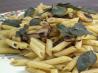 Fettuccine with Mushrooms and Fried Sage. Recipe by Just Call Me Martha