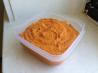 Roasted Red Pepper Hummus (Tahini-Free). Recipe by MariaCBarton