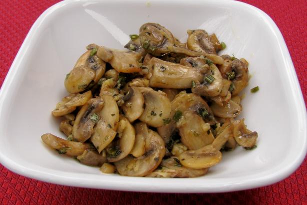 Herb Sauteed Mushrooms. Photo by lazyme